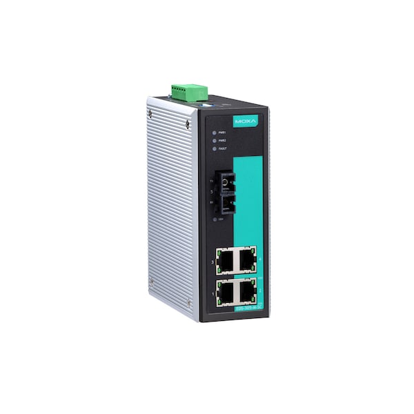 Indust. Unmgd Eth. Swtch W/ 4 10/100Baset(X)Ports, Eds-305-S-Sc-T